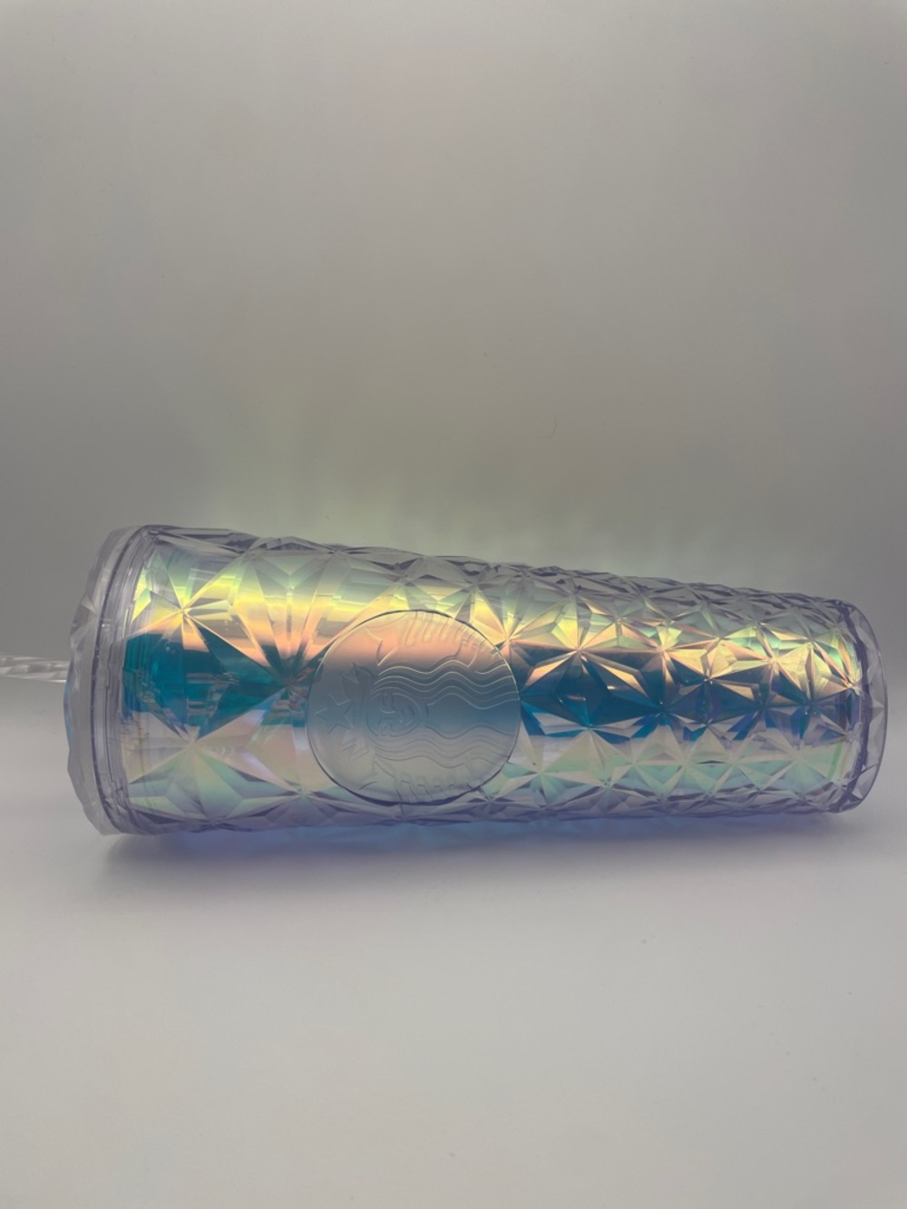 Starbucks Iridescent Diamond Tumbler - Lavender/Teal Christmas 2023